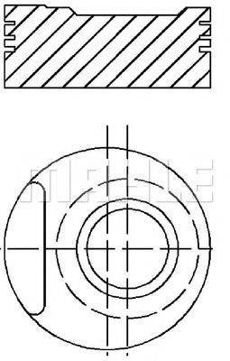 MAHLE ORIGINAL E70990 Поршень