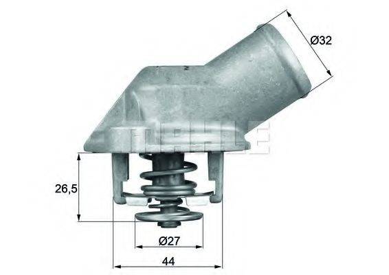 MAHLE ORIGINAL TI5983 Термостат, охолоджуюча рідина