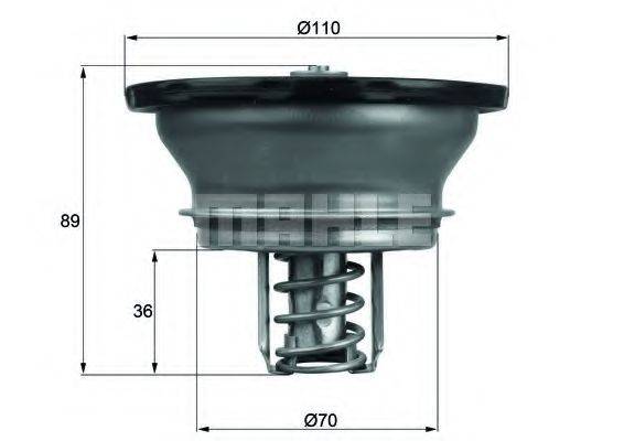 MAHLE ORIGINAL THD376 Термостат, охолоджуюча рідина