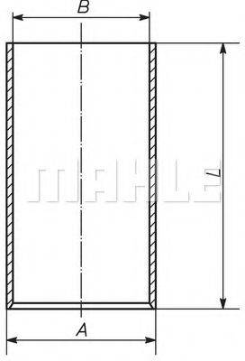 MAHLE ORIGINAL 007WV61 Гільза циліндра