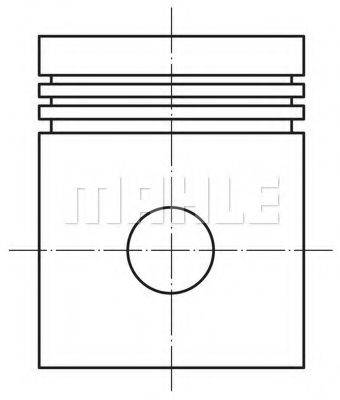 MAHLE ORIGINAL 0392500 Поршень