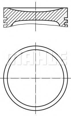 MAHLE ORIGINAL 0396401 Поршень