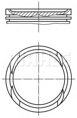 MAHLE ORIGINAL 0382300 Поршень