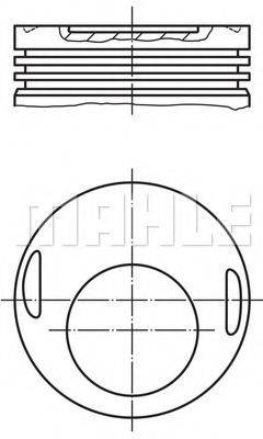 MAHLE ORIGINAL 0021720 Поршень