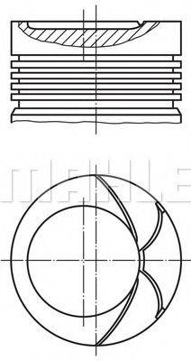 MAHLE ORIGINAL 0349200 Поршень