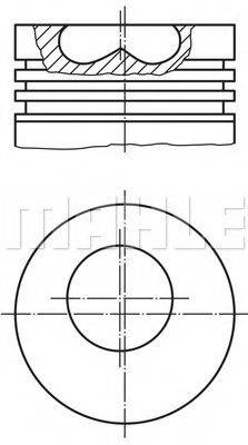 MAHLE ORIGINAL 0150600 Поршень