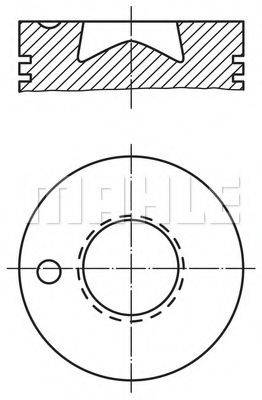 MAHLE ORIGINAL 0036200 Поршень