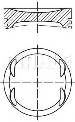 MAHLE ORIGINAL 0040800 Поршень