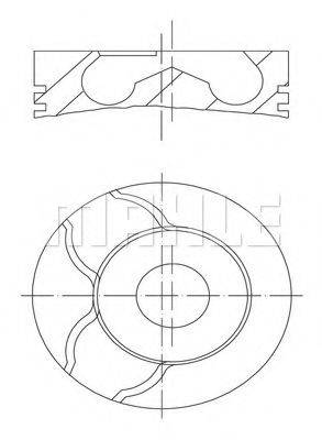 MAHLE ORIGINAL 0399800 Поршень