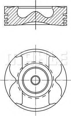 MAHLE ORIGINAL 0052200 Поршень