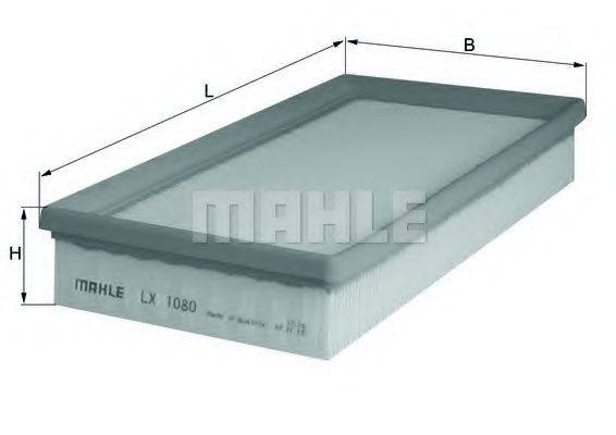 MAHLE ORIGINAL LX1080 Повітряний фільтр