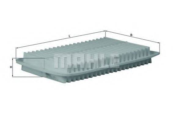 MAHLE ORIGINAL LX1612 Повітряний фільтр