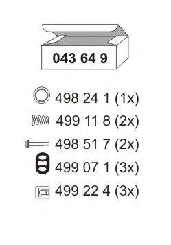 ERNST 043649 Монтажний комплект, глушник