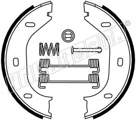 FRI.TECH. 1019021K Комплект гальмівних колодок, стоянкова гальмівна система