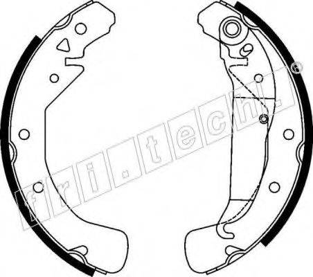 FRI.TECH. 17247 Комплект гальмівних колодок