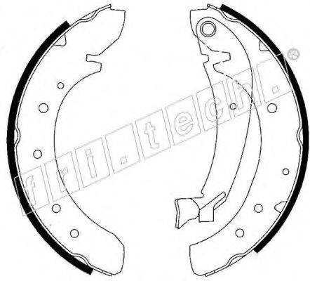 FRI.TECH. 17335 Комплект гальмівних колодок