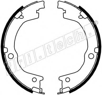 FRI.TECH. 1049165 Комплект гальмівних колодок, стоянкова гальмівна система