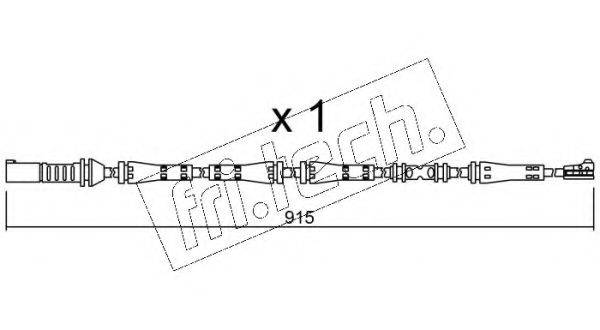 FRI.TECH. SU287 Сигналізатор, знос гальмівних колодок
