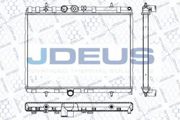 JDEUS RA0210430 Радіатор, охолодження двигуна