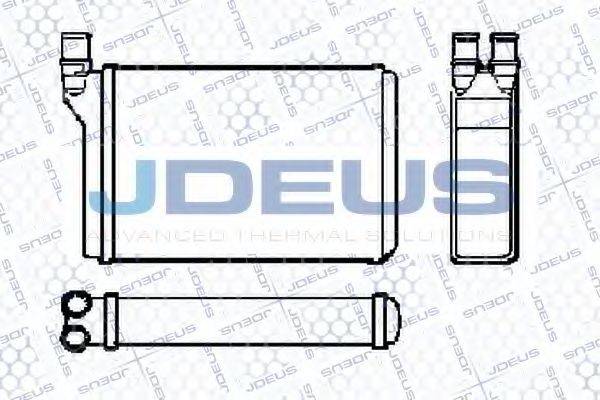 JDEUS 200V04 Теплообмінник, опалення салону