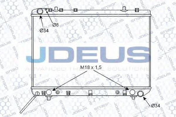 JDEUS 068M02 Радіатор, охолодження двигуна