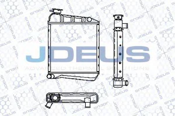 JDEUS RA0020000 Радіатор, охолодження двигуна