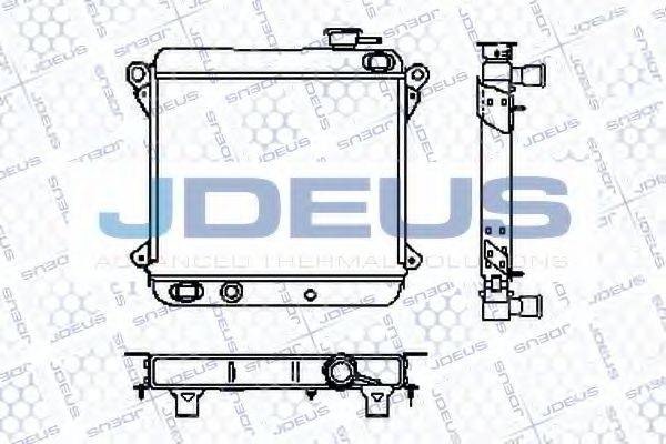 JDEUS RA0110010 Радіатор, охолодження двигуна