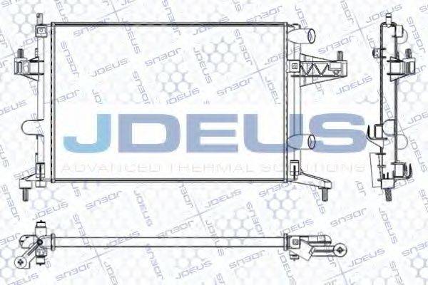 JDEUS RA0200730 Радіатор, охолодження двигуна