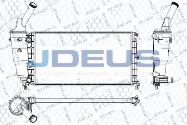 JDEUS RA0360090 Радіатор, охолодження двигуна