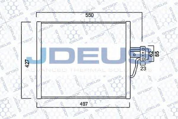 JDEUS 705M07 Конденсатор, кондиціонер