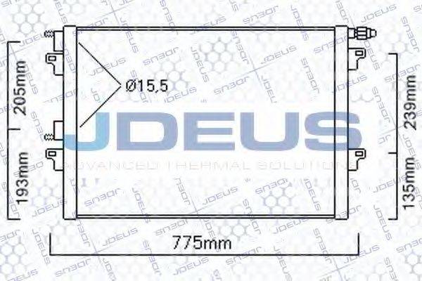 JDEUS 723M69 Конденсатор, кондиціонер