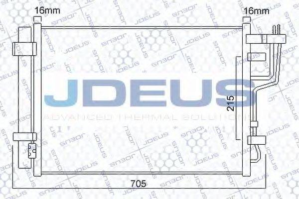 JDEUS 765M09 Конденсатор, кондиціонер