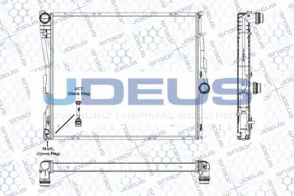 JDEUS RA0050750 Радіатор, охолодження двигуна