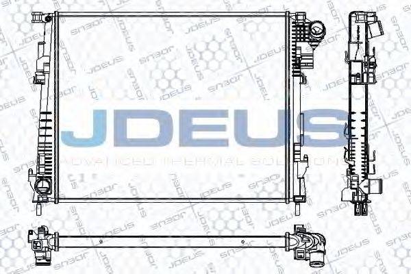 JDEUS RA0230960 Радіатор, охолодження двигуна