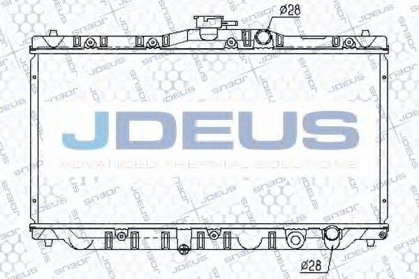 JDEUS 013M02 Радіатор, охолодження двигуна