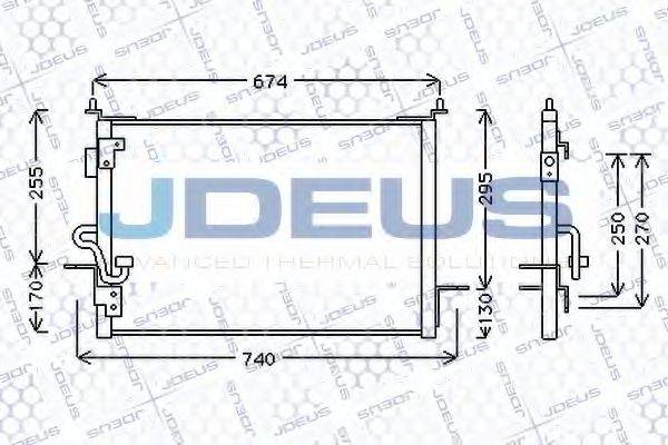 JDEUS 702M20 Конденсатор, кондиціонер