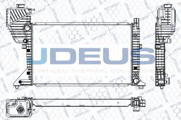 JDEUS RA0171020 Радіатор, охолодження двигуна