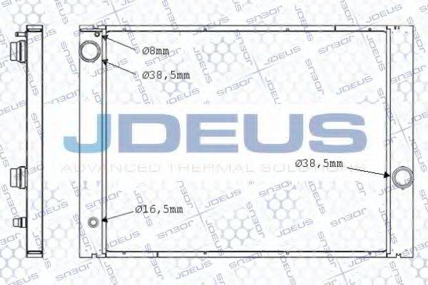 JDEUS 005M33A Радіатор, охолодження двигуна