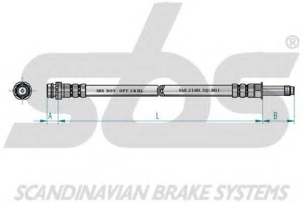 SBS 13308525146 Гальмівний шланг