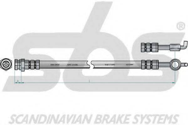 SBS 1330853269 Гальмівний шланг