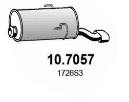 ASSO 107057 Глушник вихлопних газів кінцевий