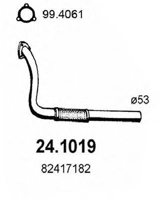 ASSO 241019 Труба вихлопного газу