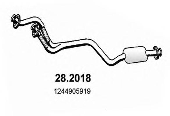 ASSO 282018 Передглушувач вихлопних газів