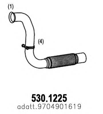 ASSO 5301225 Труба вихлопного газу