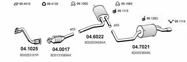 ASSO ART0247 Система випуску ОГ