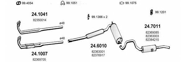 ASSO ART1226 Система випуску ОГ