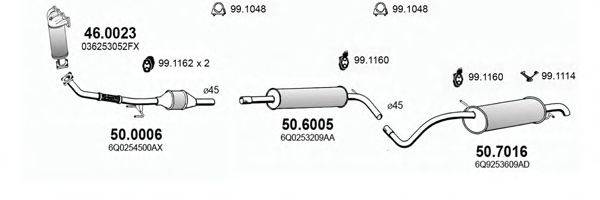 ASSO ART2273 Система випуску ОГ