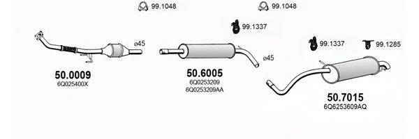 ASSO ART2920 Система випуску ОГ