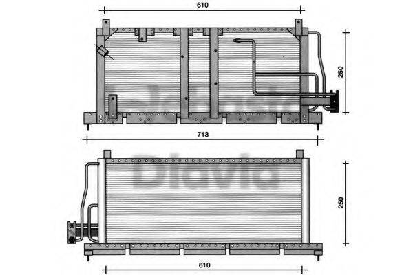 WEBASTO 82D0225046A Конденсатор, кондиціонер