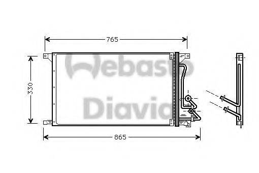 WEBASTO 82D0225506A Конденсатор, кондиціонер